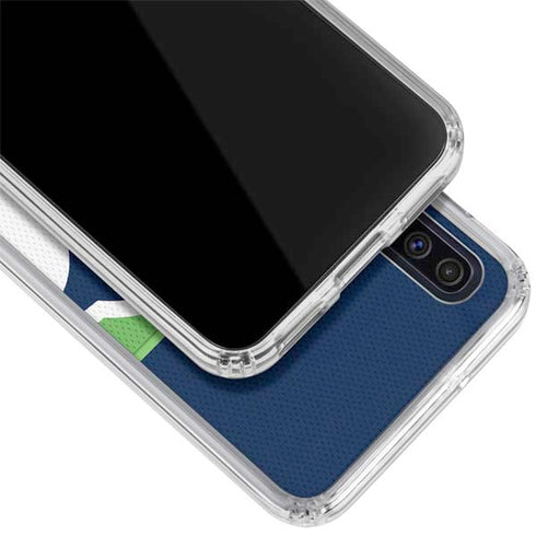 NFL Seattle Seahawks Zone Block Galaxy A50 Clear Case